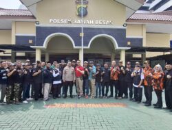 Apel Harkamtibmas Jaga Jakarta, Polsek Sawah Besar Perkuat Sinergi Dengan Ormas