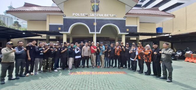 
					Apel Harkamtibmas Jaga Jakarta, Polsek Sawah Besar Perkuat Sinergi Dengan Ormas