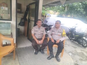 Cooling System dan Sambang Patroli Lingkungan, Bhabinkamtibmas Johar Baru Perkuat Keamanan Gedung UKM