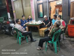 Bhabinkamtibmas Kampung Rawa Kunjungi Pos Siskamling RW 02, Perkuat Keamanan Lingkungan