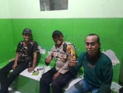 Bhabinkamtibmas Gambir Sambangi Pos Kamling RW 01, Perkuat Sinergi Jaga Lingkungan