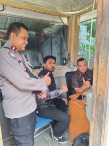 Perkuat Keamanan Perkantoran, Bhabinkamtibmas Pegangsaan Sambangi Graha Moratelindo