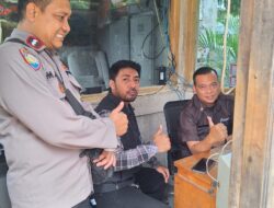 Perkuat Keamanan Perkantoran, Bhabinkamtibmas Pegangsaan Sambangi Graha Moratelindo