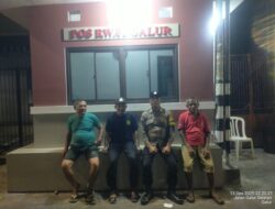 Sambang Pos Kamling RW 01 Galur, Polisi Perkuat Sinergi Jaga Keamanan Lingkungan