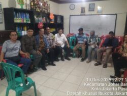 Polisi dan Warga Bersatu, Sambang Pos Kamling RW 11 Johar Baru Wujudkan Lingkungan Aman