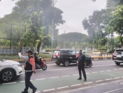 Pengaturan Lalin Pagi Sawah Besar, Polisi Pastikan Warga Nyaman Beraktivitas