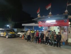 Patroli Malam Tiga Pilar Sawah Besar, Jelang Nataru” Cegah Gangguan Kamtibmas