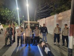Patroli Tiga Pilar Menteng Amankan Jalan Teuku Umar Cegah Guankamtibmas