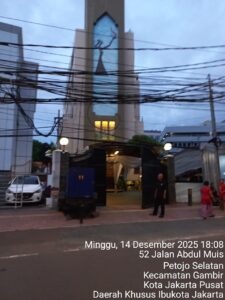Polri Pastikan Ibadah Natal di Gereja Kristus Raja Gambir Berjalan Aman dan Kondusif