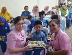 Polres Labusel Uji Coba Makan Bergizi Gratis SPPG , 3.483 Siswa di Sungai Kanan Terima Manfaat