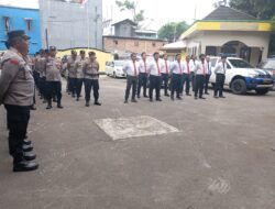Kapolsek Johar Baru Pimpin Apel Pagi dan Gaktibplin, Tekankan Disiplin dan Kebersihan Mako