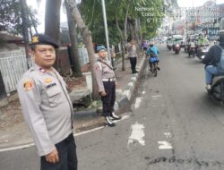 7 Titik Prioritas Jadi Fokus Pengaturan Lalu Lintas Pagi Polsek Johar Baru