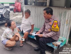 Empati Polri untuk Korban Curanmor, Bhabinkamtibmas Datangi Rumah Warga Kemayoran