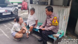Empati Polri untuk Korban Curanmor, Bhabinkamtibmas Datangi Rumah Warga Kemayoran