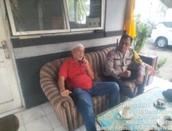 Patroli Dialogis Door to Door, Bhabinkamtibmas Imbau Warga Johar Baru Jaga Kamtibmas