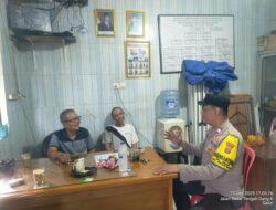 Silaturahmi dan Sambang Tokoh Masyarakat RW 06 Galur, Polisi Ajak Warga Perkuat Kamtibmas