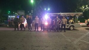 Bersama Tiga Pilar Menteng Perkuat Patroli Jaga Jakarta di Kawasan Taman Suropati Cegah Guankamtibmas