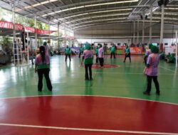Persit Kartika Chandra Kirana Kodim 0502/Jakarta Utara Gelar Pertandingan Bola Voli Daring Peringati Hari Ibu ke-97