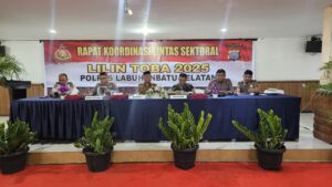 Rakor Lintas Sektoral Ops Lilin Toba 2025, Polres Labusel Pastikan Kesiapan Pengamanan Nataru Aman Dan Kondusif