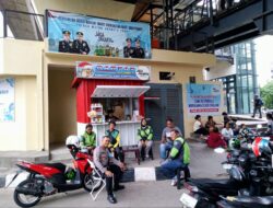 Polsek Metro Gambir Perkuat Kemitraan Lewat Monitoring Gerai Ojol Mart Juanda