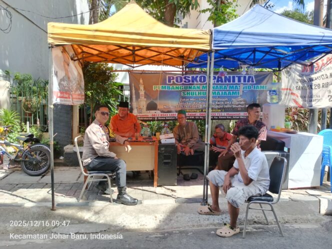 
					Patroli Humanis, Bhabinkamtibmas Mengajak Pengurus Masjid Jaga Kamtibmas Lingkungan
