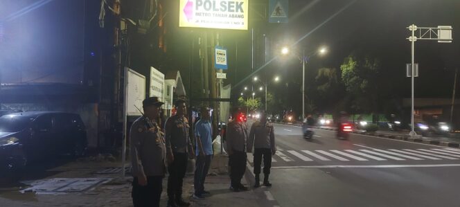 
					Patroli Ops Cipta Kondisi Tanah Abang Malam hingga Dini Hari Ciptakan Rasa Aman