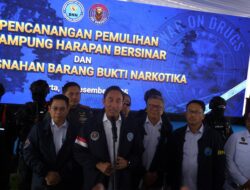 Komandan Kodim 0502/Jakarta Utara Hadiri Pencanangan Pemulihan Kampung Harapan Bersinar dan Pemusnahan Barang Bukti Narkotika