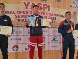 Personel Brimob Polda Metro Jaya Raih Emas dan Perak di Kejuaraan Karate YASPI Series 3 Tahun 2025