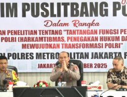 Kepercayaan Publik terhadap Polri Terus Meningkat, Puslitbang Gelar Penelitian di Polres Jakpus