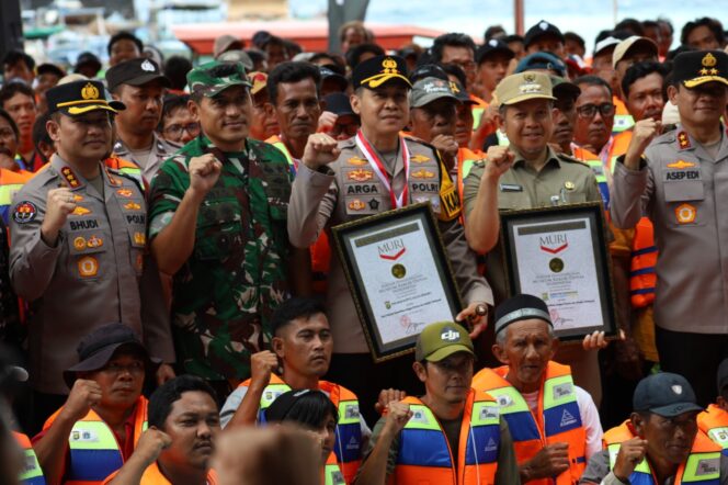 
					Dandim 0502/Jakarta Utara Hadiri Apel Besar Nelayan Kamtibmas Kepulauan Seribu Tahun 2025