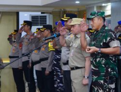 Dandim 0502/JU Hadiri Apel Gelar Pasukan Kesiapan Ops Lilin Jaya 2025 di Jakarta Utara