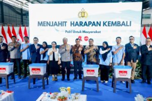 Wakapolri Resmikan Kembali Operasional Pabrik Garmen Wonghang Bersaudara di Pemalang