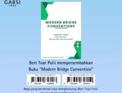 Maestro Bridge Indonesia Bert Toar Polii Luncurkan Buku “Modern Bridge Convention”