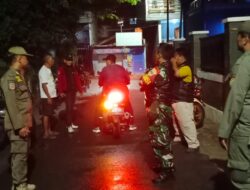 Patroli Siskamling Koramil 03/Tanjung Priuk Bersama 3 Pilar dan Komponen Pendukung Berjalan Aman di Jakarta Utara