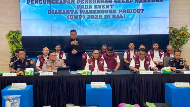 
					Bareskrim Polri Gagalkan Peredaran Narkoba Jelang DWP 2025 Bali, 17 Tersangka Diamankan