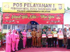 Pastikan Nataru Aman dan Lancar, Kapolres Labusel Bersama Forkopimda Tinjau Pos PAM dan Pos Yan hingga Jalur Rawan