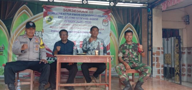 
					Kasatgas FRIC DPC Bogor Raya Hadiri Pemilihan Calon Ketua RW 016 di Bojong Gede