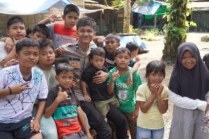 Polsatwa K-9 Polda Sumut Hadirkan Trauma Healing untuk Anak Korban Banjir di Batang Toru