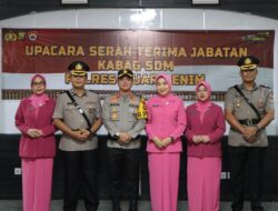 Pergantian Kabag SDM Polres Muara Enim Berlangsung Khidmat