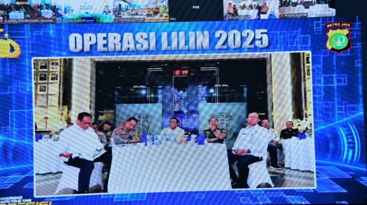 Danrem 044/Gapo Vicon Bersama Kapolri, Pantau Situasi Kamtibmas Jelang Tahun Baru 2026