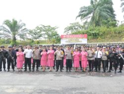Puluhan Personel Naik Pangkat, Kapolres Labuhanbatu Selatan Tekankan Dedikasi dan Loyalitas Pengabdian