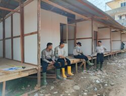 Capai 47 Unit, Pembangunan Huntara Sat Brimob Polda Sumbar Terus Berjalan di Pauh