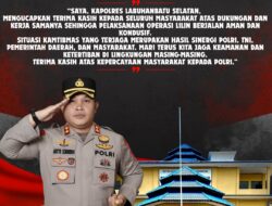 Operasi Lilin Toba 2025 Berakhir Aman, Kapolres Labuhanbatu Selatan Apresiasi Peran Masyarakat