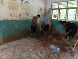 Pasbrimob 1 BKO Polres Tapteng Laksanakan Aksi Kemanusiaan Pascabencana