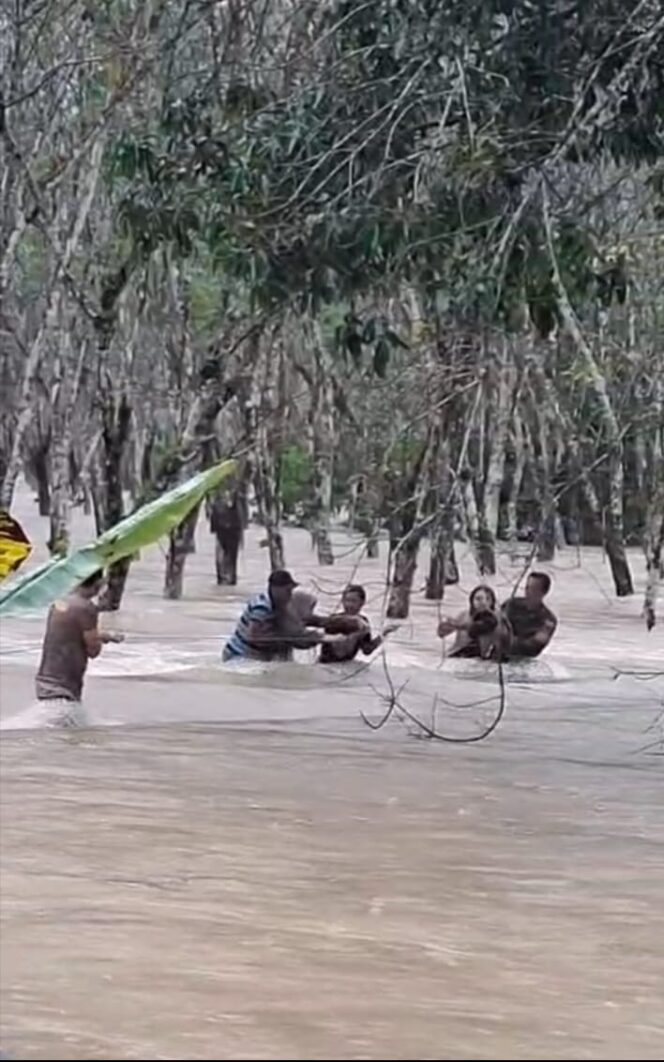 
					Heroik! Babinsa Belitang Evakusi Warga Terseret Arus Banjir