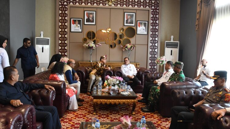 Danrem 044/Gapo Sambut Kedatangan Duta Besar India untuk Indonesia