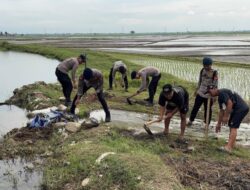 Brimob Polda Metro Jaya Mulai Progres Pembangunan Jembatan Presisi di Pebayuran