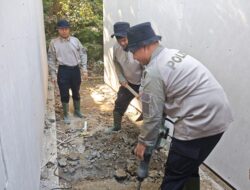 Progres Pembangunan Huntara Puluik Puluik di Polda Sumatera Barat