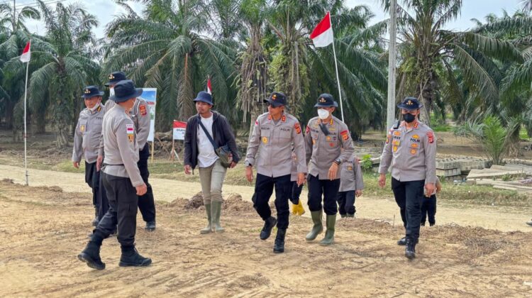 Kapolda Aceh Tinjau Kesiapan Lahan Huntap di Aceh Tamiang