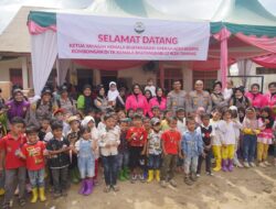 Taruni Akpol Gelar Trauma Healing bagi Siswa TK Bhayangkari Terdampak Banjir di Aceh Tamiang